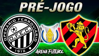 OPERÁRIO x SPORT Campeonato Brasileiro  Narração [upl. by Oberheim]