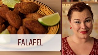 Comida árabe  Receita de falafel [upl. by Rakel439]