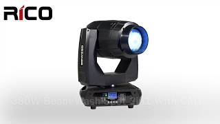 MB380 17R 380W Beam Spot Wash 3in1 Moving Head With CMY System [upl. by Corrie]