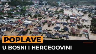 Poplave i odroni u BiH Najteža situacija u Jablanici ima i žrtava [upl. by Arimat]