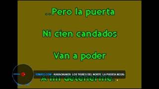 Karaoke  La puerta Negra  Tono bajo [upl. by Yllier]