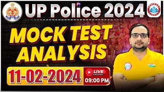 UP Police Constable 2024 UPP Constable 11 Feb Mock Test Analysis Weekly Test Analysis By Ankit Sir [upl. by Roybn1]