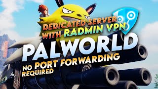 Palworld Dedicated Server Guide NO PORT FORWARDING [upl. by Nylzor]