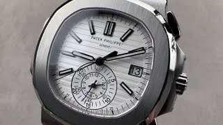 Patek Philippe Nautilus Chronograph 59801A019 Patek Philippe Watch Review [upl. by Matland]