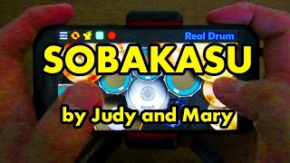 Real Drum App  Sobakasu  Judy and Mary  Rurouni Kenshin OP [upl. by Michaella]