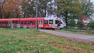 Spoorwegovergang Aalten  Dutch Railroad Crossing [upl. by Mcquoid52]