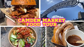 Camden Market  TRYING LONDON STREET FOOD [upl. by Narine191]