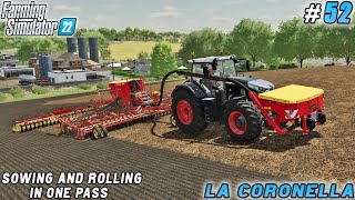 Enhancing Soil with Manure and Cultivation Canola Sowing  La Coronella Farm  FS 22  ep 52 [upl. by Sinnel]