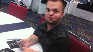 Hornswoggle makes a big announcement at WrestleMania Axxess [upl. by Azer]