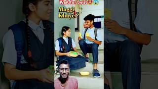 🤯School me banayi maggi😍😱 shorts funny cartoon comedy reaction tiktok school trending [upl. by Eanad]