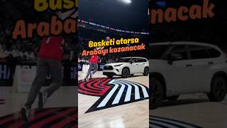 Basketi Atarsa Arabayı Kazanacak 🏀🚗 shorts [upl. by Eckardt]