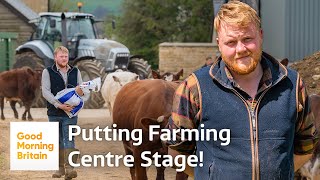 Clarksons Farms Kaleb Cooper Farming On Tour Britain According To Kaleb  Good Morning Britain [upl. by Weir]