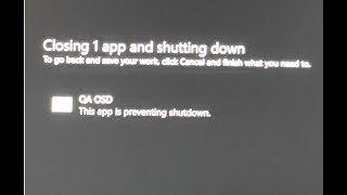 Fix QA OSD This app is preventing shutdown in Windows [upl. by Dlorag557]