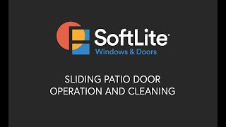 How to Operate a SoftLite Kingsroyal patio door [upl. by Esau]