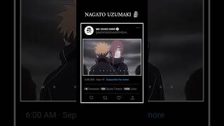 Nagato Uzumaki 🔥 Pain  Happy Birthday Nagato Uzumaki 🔥🥵  God 🗿 [upl. by Vivianna]