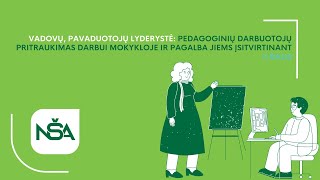 Pedagoginių darbuotojų pritraukimas darbui mokykloje ir pagalba jiems įsitvirtinant“ 2 dalis [upl. by Reivaj516]