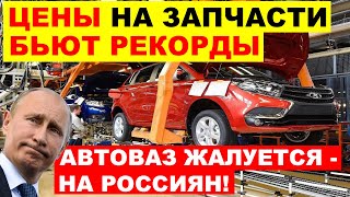 ТЕХОСМОТР ПОДОРОЖАЕТ ЦЕНЫ НА АВТОЗАПЧАСТИ БЬЮТ РЕКОРДЫ АВТОВАЗ НЕДОВОЛЕН РОССИЯНАМИЧТО ПРОИСХОДИТ [upl. by Enyawal]