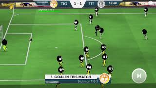 Stickman Soccer 2018 ⚽ Android Gameplay  Tigers SC VS Titans Pro Level [upl. by Wiley]