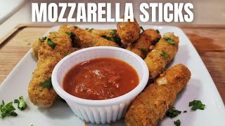 How to make Mozzarella Sticks  Recipe [upl. by Yuh]