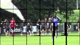 Séance entrainement football  AJAX AMSTERDAM  Echauffement insolite [upl. by Ashlin]