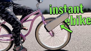 CLIP is the Worlds Quickest Ebike Conversion Kit to make Old Bikes into EBikes [upl. by Hyps]