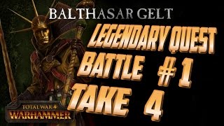 Balthasar Gelt  legandesy Quest 1 Take 4  Estalian Tomb Hard  WarHammer Totalwar [upl. by Cirone]