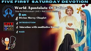 Five First Saturday Devotion on 1st June 2024 at 800am IST  World Apostolate of Fatima [upl. by Jones]