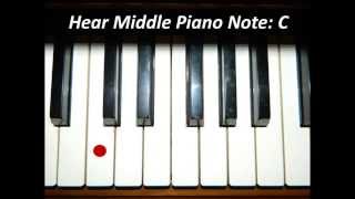 Hear Piano Note  Middle C [upl. by Elleiram682]