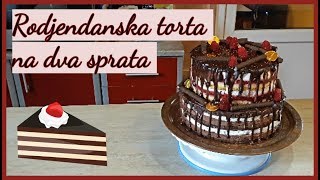 Rodjendanska torta na sprat [upl. by Leal]