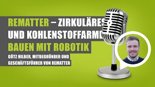 ecocircle Rematter – zirkuläres und kohlenstoffarmes Bauen mit Robotik [upl. by Acirahs]