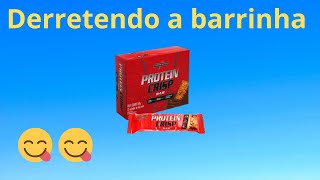 Protein Crisp Bar Integralmédica  Derretendo no microondas [upl. by Meridith492]