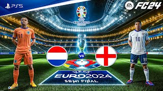 FC 24  Netherlands vs England  UEFA EURO 2024 Semi Final  PS5™ 4K60 [upl. by Tager]