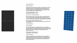 Monocrystalline vs Polycrystalline Solar Panel [upl. by Tedmann]