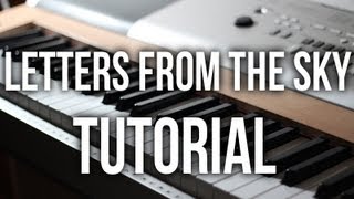 How to Play quotLetters From The Skyquot on Piano [upl. by Anat858]