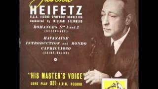 SaintSaens Havanaise Heifetz violin [upl. by Ettenaej]