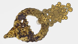 Reconstructing the Design of a Borrestyle Penannular Brooch [upl. by Aisauqal]