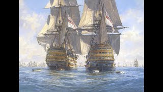 HMS Victory and HMS Temeraire blockading French and Spanish ports The Pirate Caribbean Hunt [upl. by Boycie]