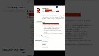 How to create a europass cv  europasscv subscribe cv [upl. by Crutcher]