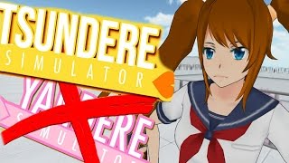 TSUNDERE SIMULATOR OFICIAL  Yandere Simulator [upl. by Aicilak]