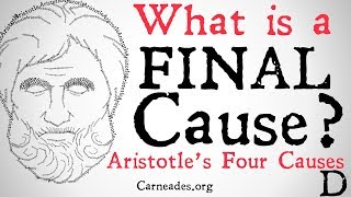 What is a Final Cause Aristotles Four Causes [upl. by Airbma627]