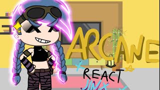 Arcane react Jinx parte 1￼✨💜🩵💙 [upl. by Crompton]