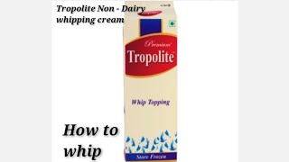 How to whip tropolite whipping creamkitchenrevelations tropolitewhippingcream howtowhipcream [upl. by Nerag]