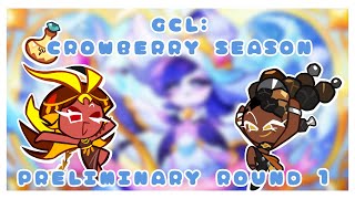 Grand Champions League Crowberry Season  Preliminary Round I  Cookie Run OvenBreak [upl. by Kalikow]