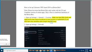 Set up Unlocator VPN Smart DNS on Boxee Box [upl. by Cordalia598]