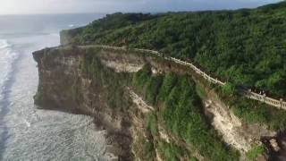 Uluwatu temple  Bali indonesia 2016 trip dji phantom 3 professional [upl. by Heigho]