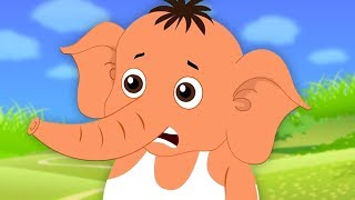 Ek Mota Hathi  Poems In Hindi  Hindi Nursery Rhymes  एक मोटा हाथी  Kids Tv Channel India [upl. by Nonnairb]