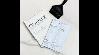 NEW OLAPLEX N°1 amp N°2 SINGLE USE PROFESSIONAL SYSTEM [upl. by Yffat482]