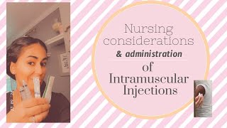 Step by step Intramuscular injection tutorial including rights of administration [upl. by Roxy900]