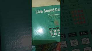 Unboxing live sound card hp [upl. by Frederich]