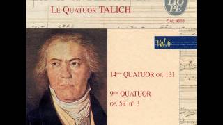 Beethoven String Quartet No 14 in Csharp minor opus 131 67  Talich Quartet [upl. by Addy420]